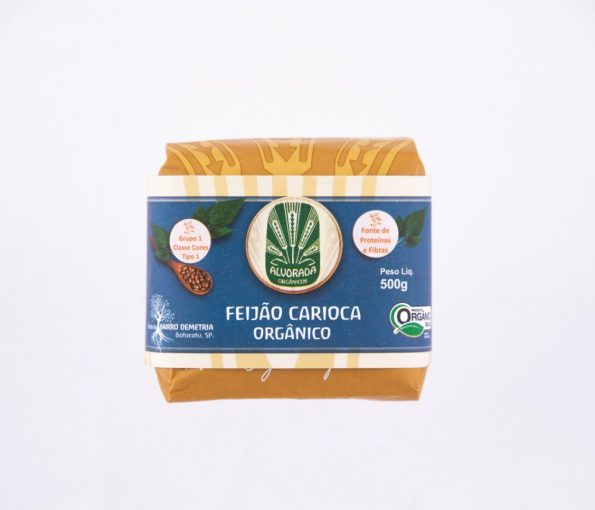 Feijão Carioca Orgânico Alvorada 500 g