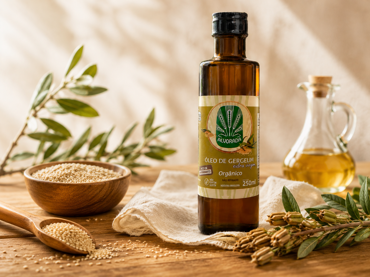 Oleo de gergelim - Ingredientes